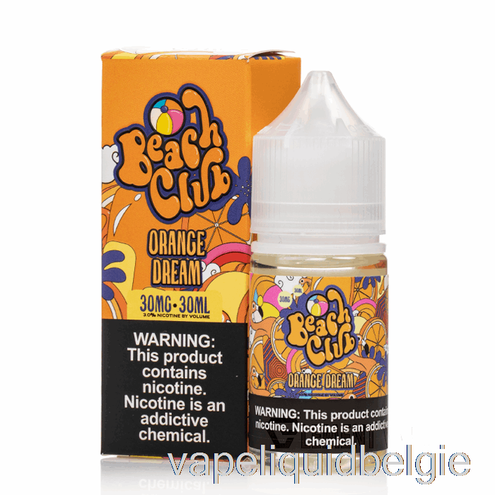 Vape Vloeistof Orange Dream - Strandclubzout - 30 Ml 50 Mg